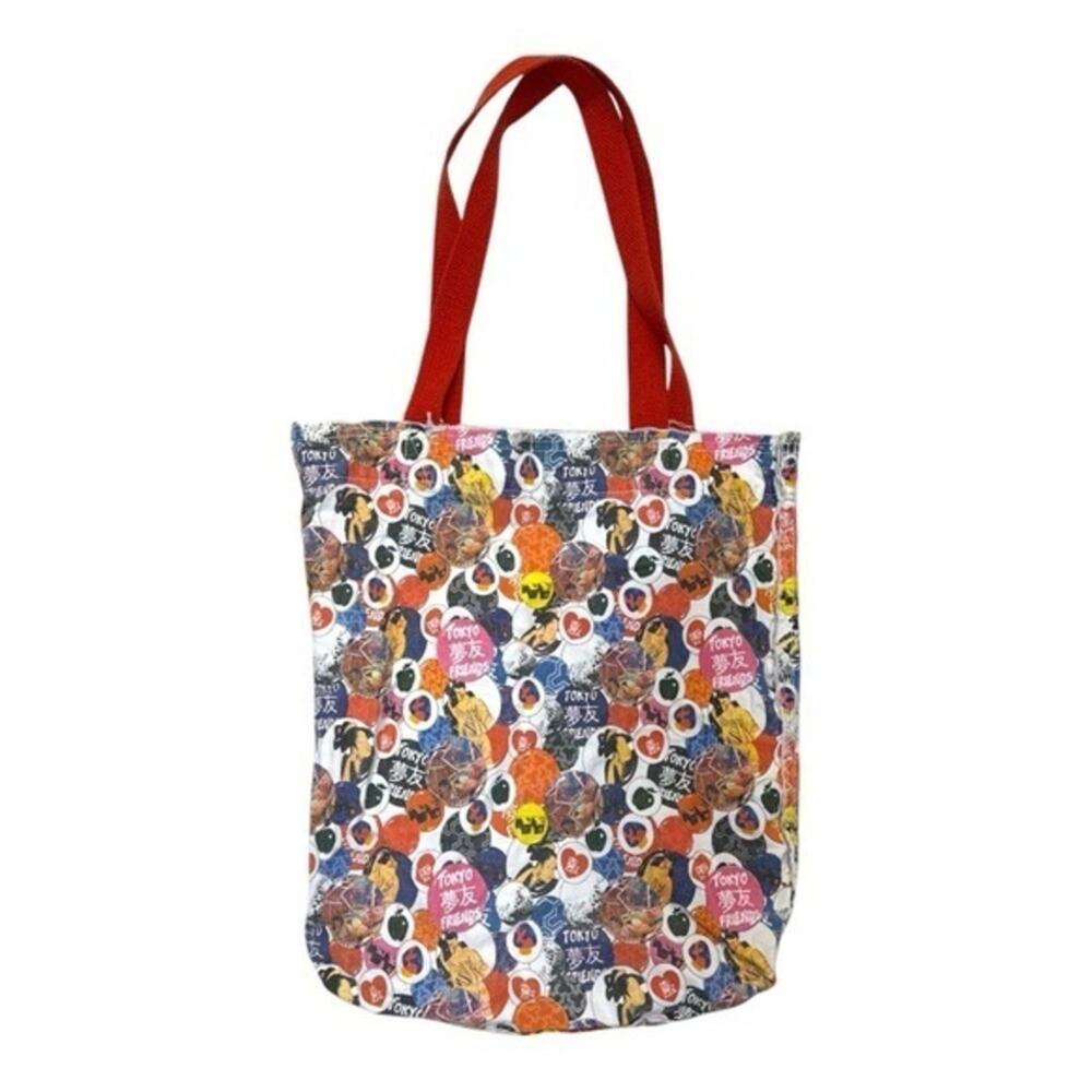 Tote Bag Tokyo Friends Japan Asian Small 2 Handle Y2K 90s shopping Concept One